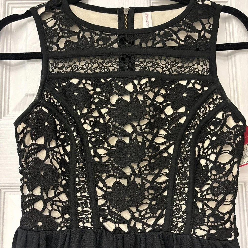 NWT Black Lace Dress By Xhilaration. Size XS. Party Social Events. - Picture 2 of 7